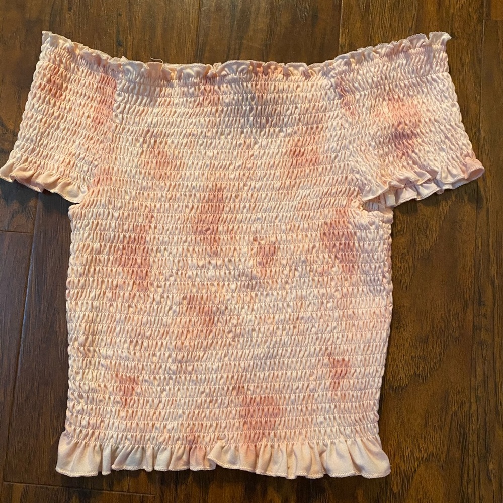 Off shoulder crop top